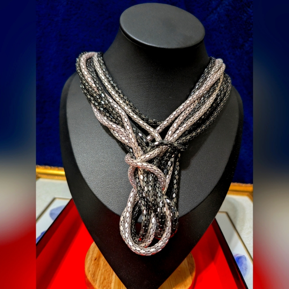 Braided Long Necklace